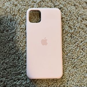 apple pink silicone iphone 11 pro max case